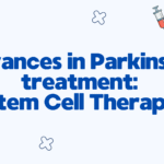 Fortschritte in der Parkinson-Behandlung: Stammzelltherapie zur Ersetzung dopaminproduzierender Nervenzellen im Gehirn.